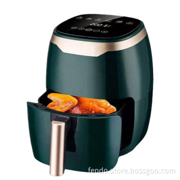 Electric Deep Air Fryer with Preset Functions, Adjustable Temperature, Nonstick Stainless Steel